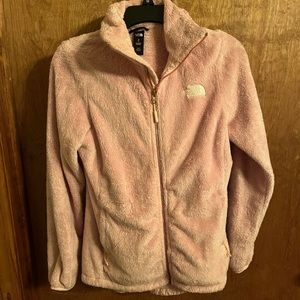 Light pink north face coat